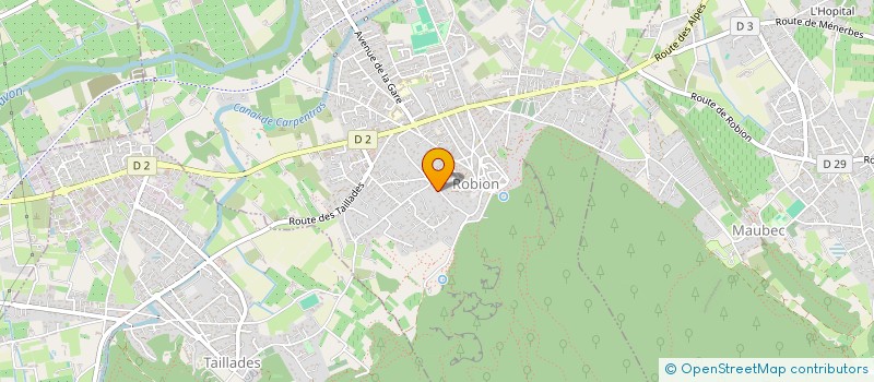 localisation de l'entreprise LA MALOULI DES OLIVIERS  ROBION