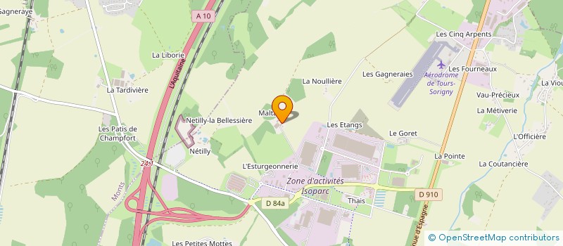 localisation de l'entreprise LA MALTACHE  SORIGNY