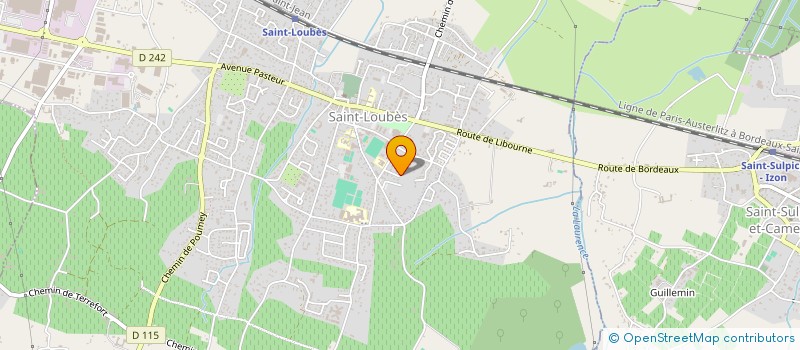 localisation de l'entreprise LA MAM A GRIBOUILLE  SAINT-LOUBES