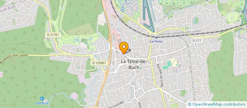 localisation de l'entreprise LA MAM'AN POULE DU BASSIN à LA TESTE-DE-BUCH