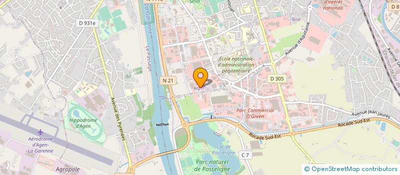 localisation de l'entreprise LA MAM AUX CANAILLES à AGEN