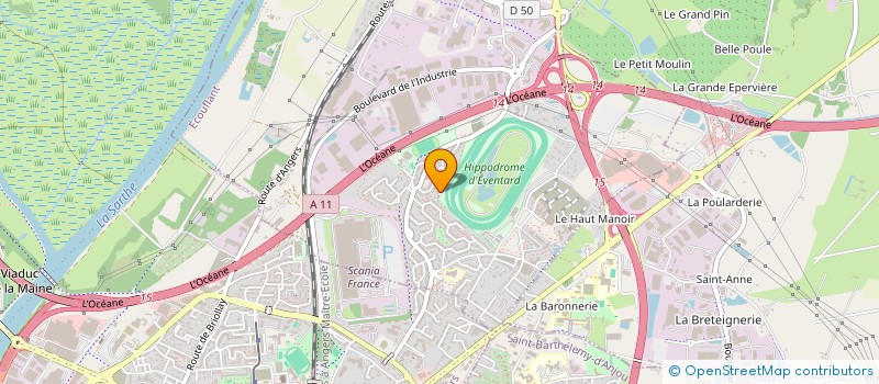 localisation de l'entreprise LA MAM AUX ETOILES à ECOUFLANT