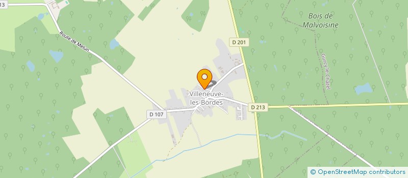 localisation de l'entreprise LA MAM AUX P'TITS BONHEURS  VILLENEUVE-LES-BORDES