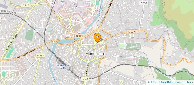 localisation de l'entreprise LA MAM' AUX TRESORS à MONTLUCON