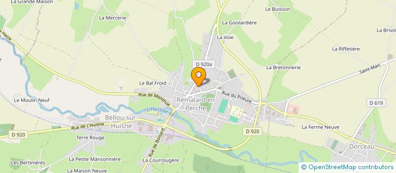 localisation de l'entreprise LA MAM AUX TRESORS à REMALARD-EN-PERCHE