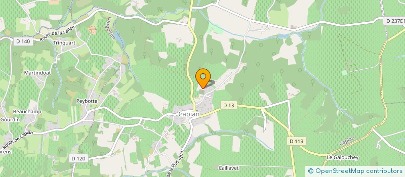 localisation de l'entreprise LA MAM AUX TRESORS  CAPIAN