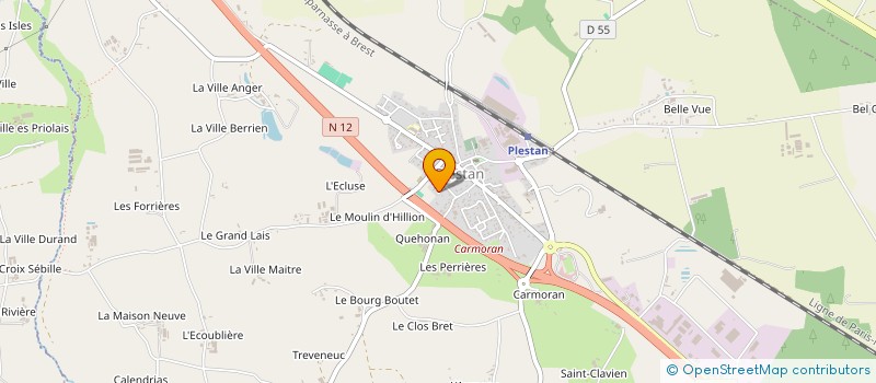 localisation de l'entreprise LA MAM AUX TY TRESORS à PLESTAN