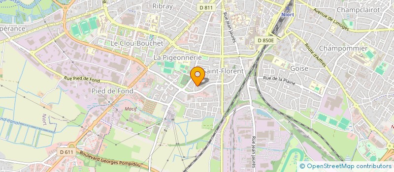 localisation de l'entreprise LA MAM: CHUT,JE GRANDIS ! à NIORT