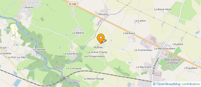 localisation de l'entreprise LA MAM DE REVE ET RITOURNELLE  BOUSSAY