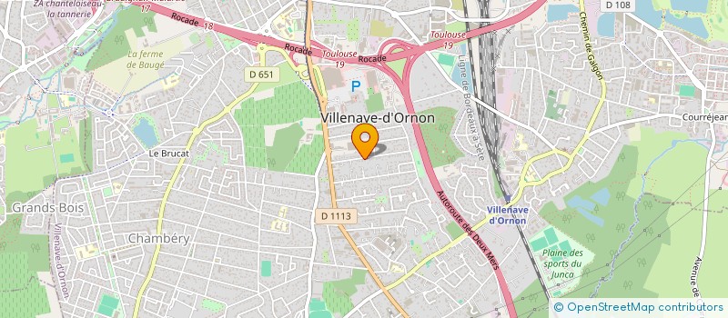 localisation de l'entreprise LA MAM DES BOIS à VILLENAVE-D'ORNON