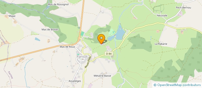 localisation de l'entreprise LA MAM DES BOUT'CHOUX  PARISOT