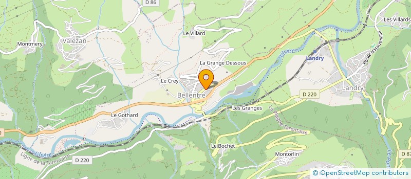 localisation de l'entreprise LA MAM DES CROES à LA PLAGNE TARENTAISE