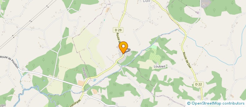 localisation de l'entreprise LA MAM DES P'TITS MEUNIERS  BENESSE-LES-DAX