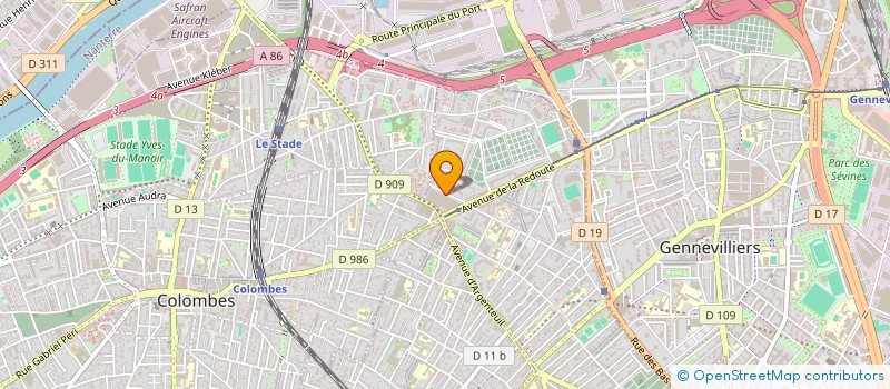 localisation de l'entreprise LA MAM DES P'TITS PAPILLONS à ASNIERES-SUR-SEINE