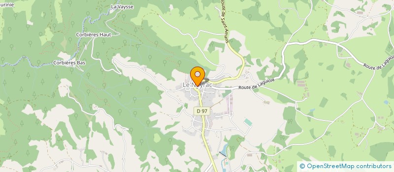 localisation de l'entreprise LA MAM LE JARDIN D'ENFANTS  LE NAYRAC