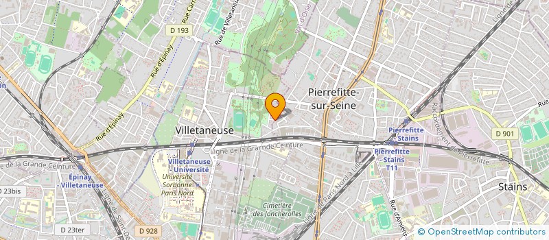 localisation de l'entreprise LA MAM, LE MONDE DES ANGES à VILLETANEUSE