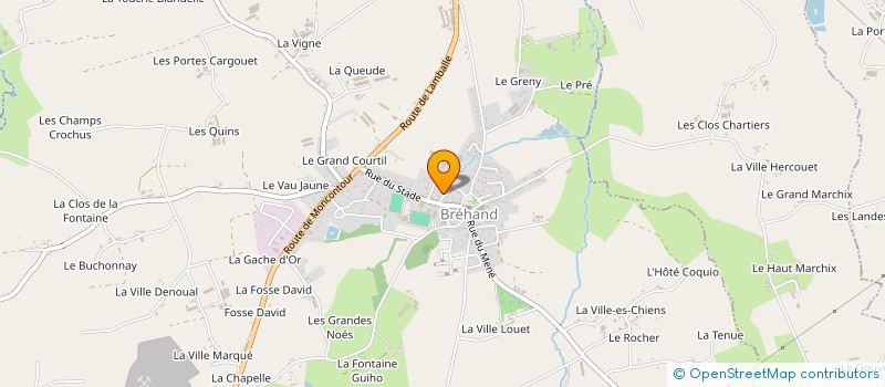 localisation de l'entreprise LA MAM LES PTITS LOUPS à BREHAND