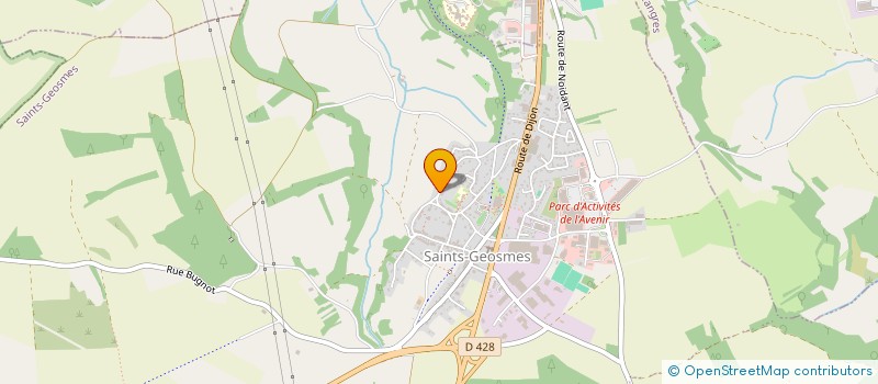 localisation de l'entreprise LA MAM RATATAM à SAINTS-GEOSMES