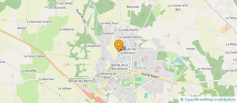 localisation de l'entreprise LA MAM S'EVEILLE à ALLAIRE