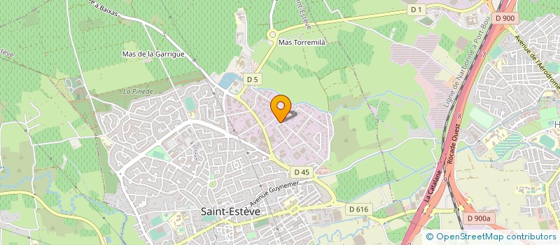 localisation de l'entreprise LA MAMA à SAINT-ESTEVE