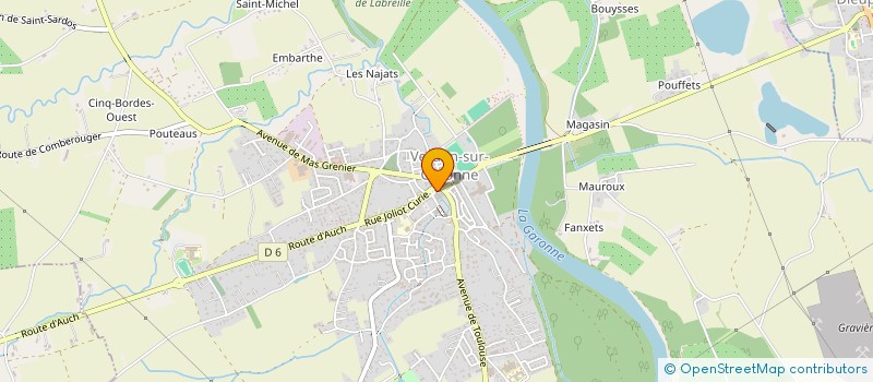 localisation de l'entreprise LA MAMA  VERDUN-SUR-GARONNE