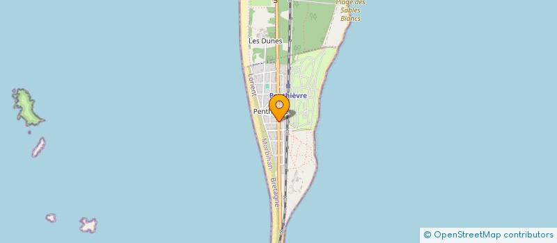 localisation de l'entreprise LA MAMAN DES POISSONS  SAINT-PIERRE-QUIBERON