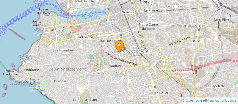 localisation de l'entreprise LA MAMAN DU POISSON  MARSEILLE