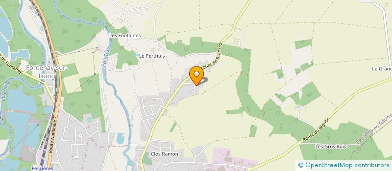localisation de l'entreprise LA MAMIE à FERRIERES-EN-GATINAIS