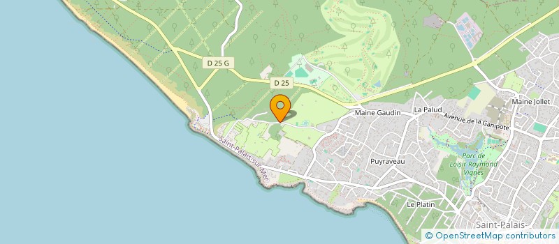 localisation de l'entreprise LA MAMINA  SAINT-PALAIS-SUR-MER