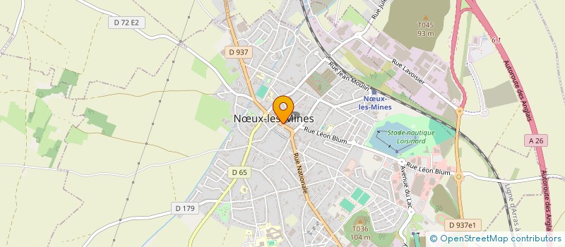 localisation de l'entreprise LA MAMMA à NŒUX-LES-MINES