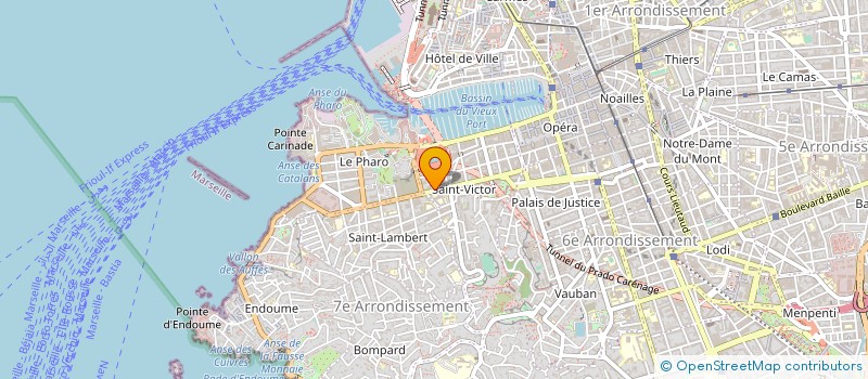 localisation de l'entreprise LA MAMMA à MARSEILLE