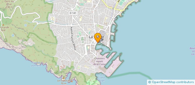 localisation de l'entreprise LA MAMMA  LA CIOTAT