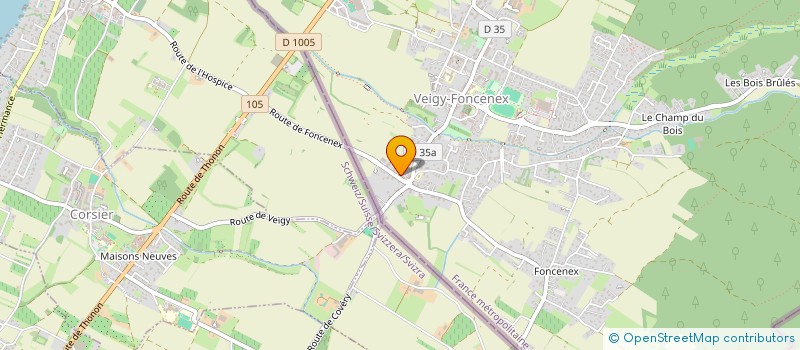 localisation de l'entreprise LA MAMMA  ANNEMASSE