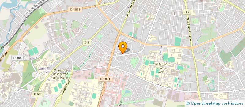 localisation de l'entreprise LA MAMMA PIZZERIA  AMIENS