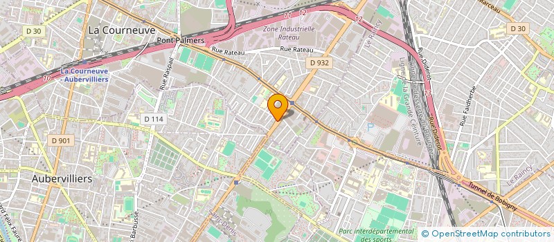localisation de l'entreprise LA MAMOUNIA à LA COURNEUVE