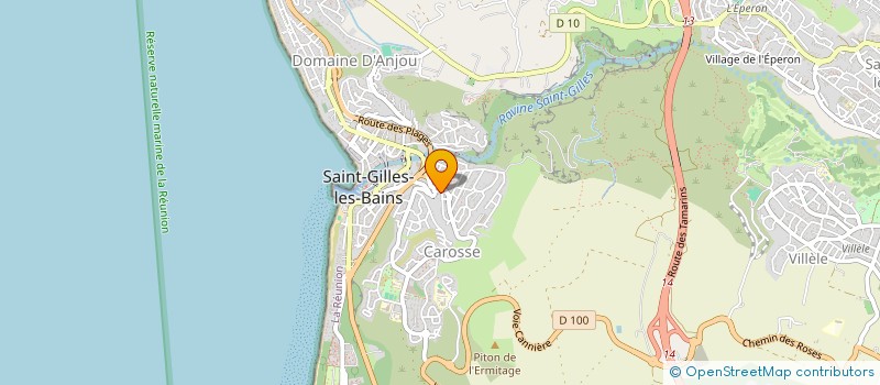localisation de l'entreprise LA MANADE à SAINT-PAUL