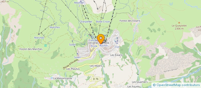 localisation de l'entreprise LA MANANIE à ORCIERES