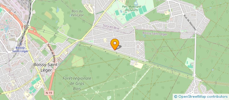 localisation de l'entreprise LA MANCELIERE à BOISSY-SAINT-LEGER