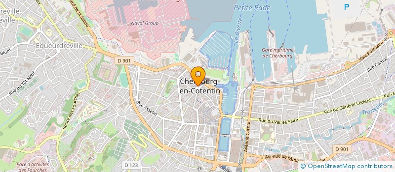 localisation de l'entreprise LA MANCHA  CHERBOURG-EN-COTENTIN