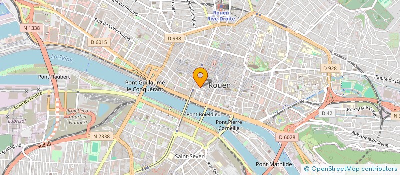 localisation de l'entreprise LA MANCHE INFORMATIQUE SARL à ROUEN