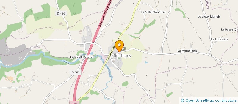 localisation de l'entreprise LA MANCHE SPORTIVE  VILLEDIEU-LES-POELES-ROUFFIGNY