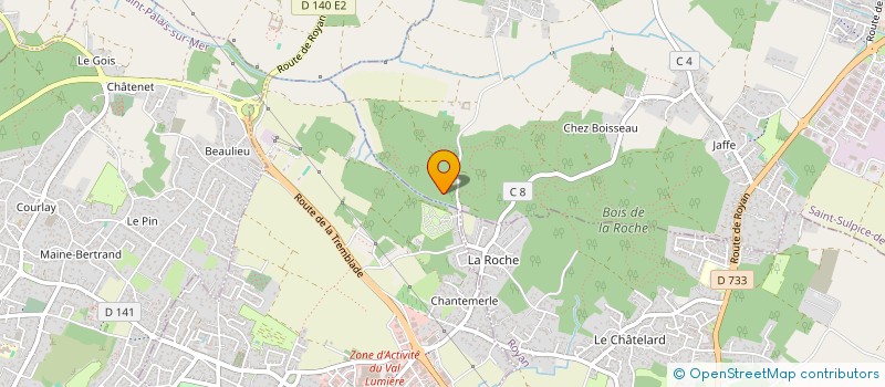 localisation de l'entreprise LA MANCHETTE  SAINT-SULPICE-DE-ROYAN