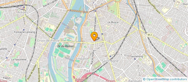 localisation de l'entreprise LA MANCHETTE ROSE CLUB  TOULOUSE