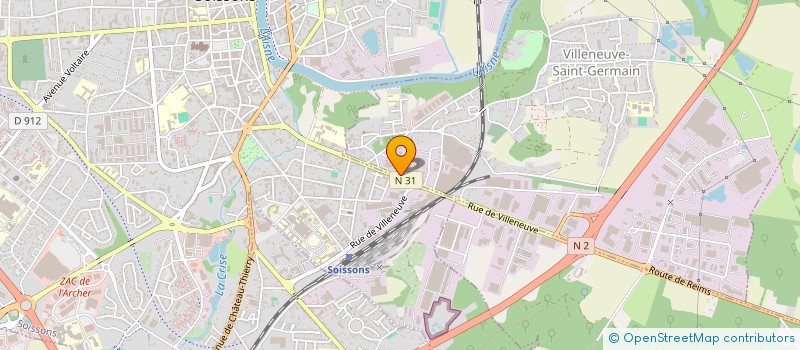 localisation de l'entreprise LA MANCO DES LIONS  VILLENEUVE-SAINT-GERMAIN