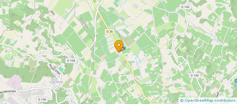localisation de l'entreprise LA MANDARINE à BONNIEUX
