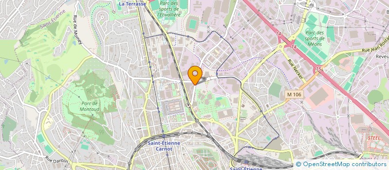 localisation de l'entreprise LA MANDRAGORE à SAINT-ETIENNE