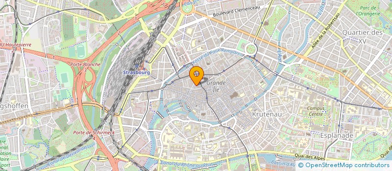 localisation de l'entreprise LA MANDRAGORE à STRASBOURG