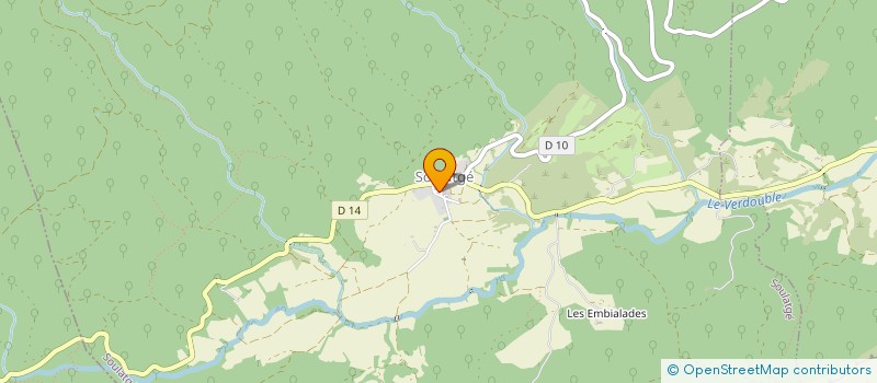 localisation de l'entreprise LA MANDRAGORE  SOULATGE