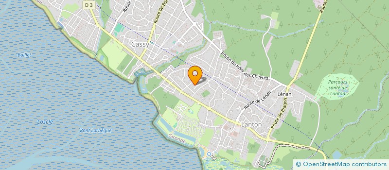 localisation de l'entreprise LA MANDRINIERE  LANTON