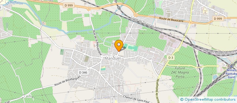 localisation de l'entreprise LA MANDUELLE (CONCESSIONNAIRE INDEPENDANT MAISON MARGUERITE)  MANDUEL